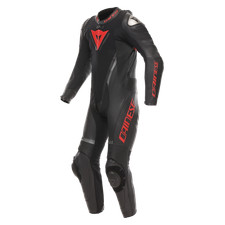 Dainese Demon Sprint perforiert 1 Stück schwarz/schwarz/lava-rot Rennbahn Sport...