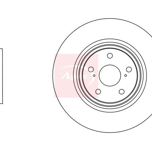 For TOYOTA ALPHARD / VELLFIRE H3 2015 on BRAKE DISC (FRONT) (SINGLE) DSK2887