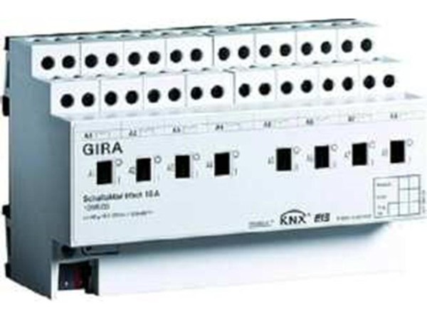 1St. Gira 100600 Schaltaktor 8Fach 16 A Knx Eib Reg-image