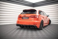 Maxton Design Heckansatz Diffusor V.2 Passend FüR Audi RS3 Sportback 8V FL Schwa