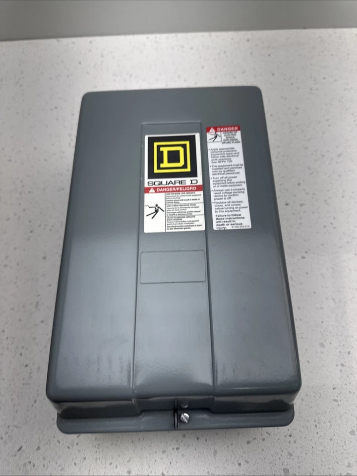 New In Box Square D 8903 SPG2 V02 60A 600V 3 Pole Lighting Contacter NEMA 1 Encl - Image 3 of 4