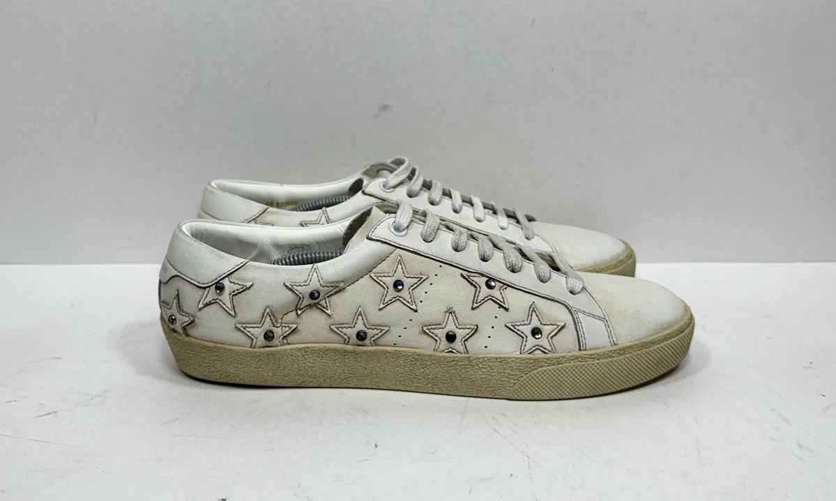 Saint Laurent White Leather Athletic Shoes for Women for sale | eBay