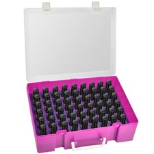 Nail Polish Organizer, 54 Bottles Nail Storage with Separate Sponge Compartme...