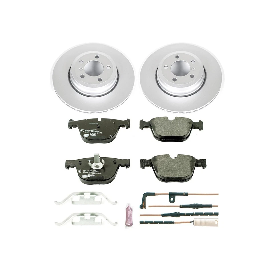 ESK5283 Powerstop Brake Disc and Pad Kits 2-Wheel Set Rear for 760 750 BMW 760Li - Image 2 of 2