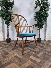 Vintage Ercol Chairmakers Arm Chair Model 472 Golden Dawn Mid-Century Retro