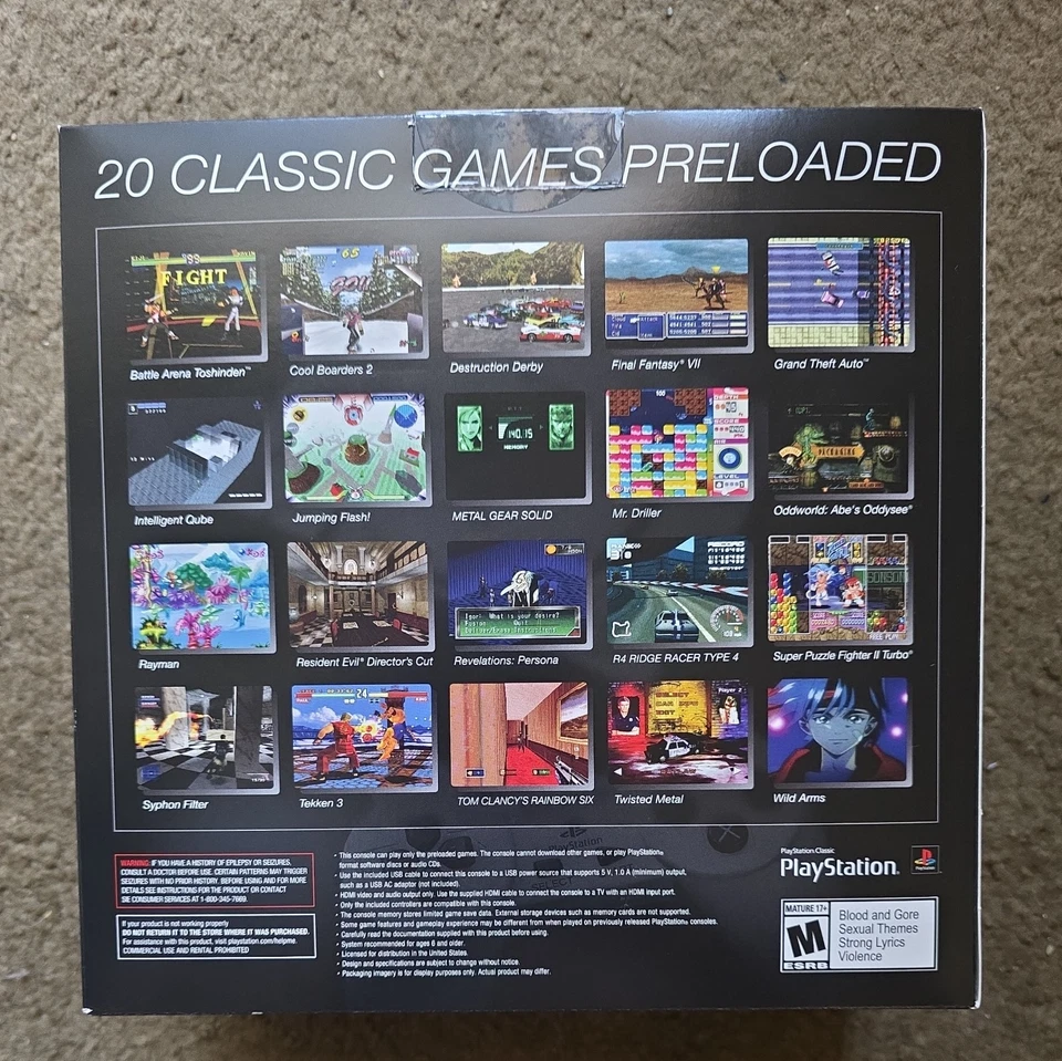 Sony PlayStation Classic Gray Console (3003868) - Image 2 of 4