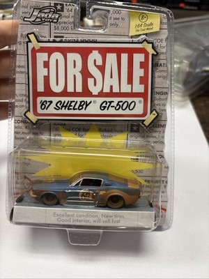 Jada Toys For Sale Series '67 1967 Shelby GT-500 Rusty Blue Die-Cast 1/64 Scale