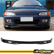 Fits 92-95 Honda Civic EG 2/3 Dr Spoon Style Front Bumper Lip Spoiler Bodykit PU