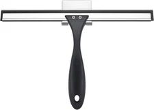 AmazerBath Squeegee for Shower Glass Door, 10 Inches, Black 