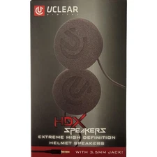 UClear HDX Helmet Speakers 47mm Diameter 3.5mm Jack 111045