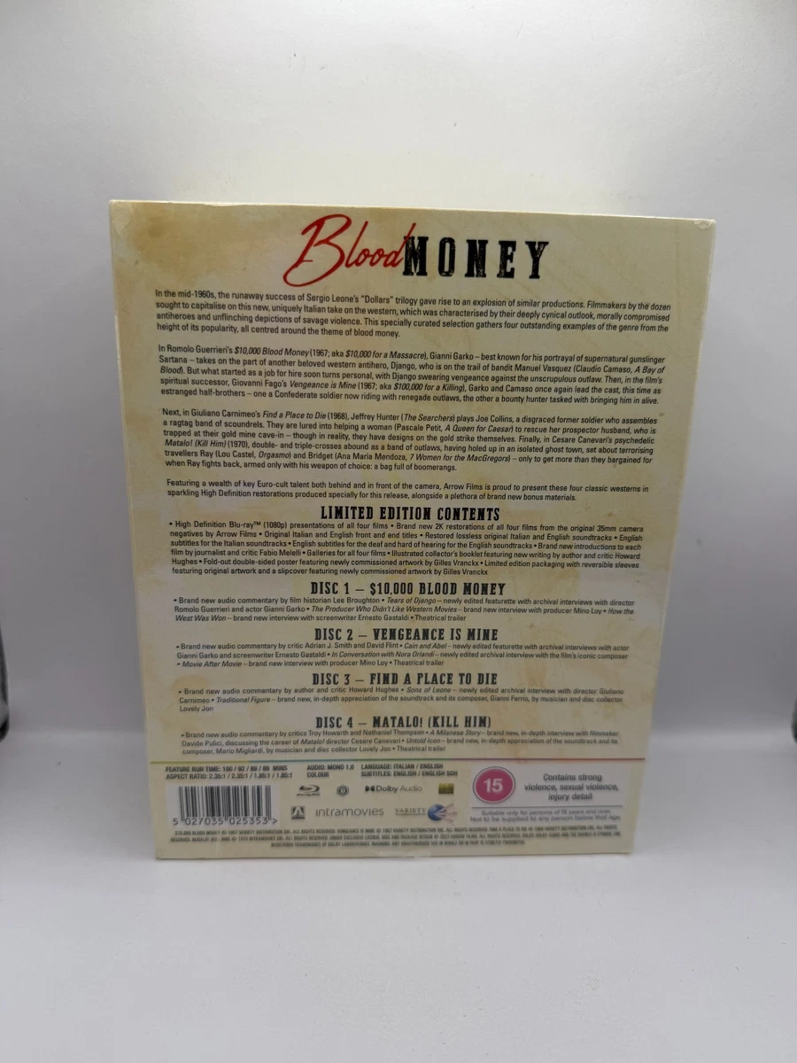 Blood Money Four Classic Westerns Vol 2 Arrow Video Limited Edition OOP NEW