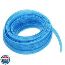 uxcell Expandable Sleeving,1/2-inch 25ft Cable Sleeve, Sky Blue