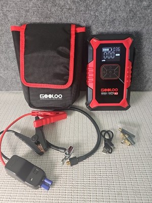 GOOLOO A3 3000A Car Jump Starter with Air Compressor Works