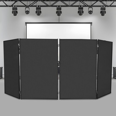 DJ Foldable Booth Panels Portable Facade Event Booth Panels Detachable Cover NEW