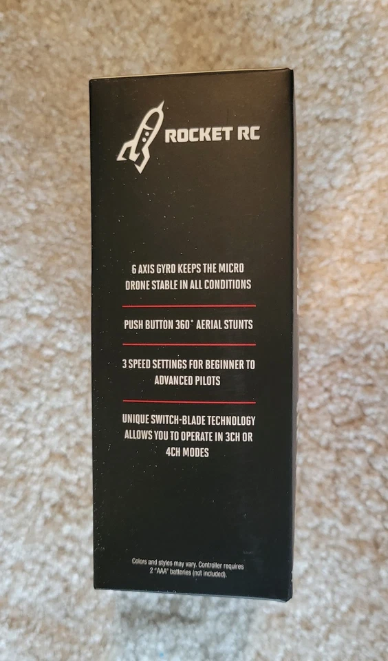 New Rocket RC Flip Micro Drone - 2.4G Indoor/Outdoor Wireless Quadrocopter  - Image 4 of 4