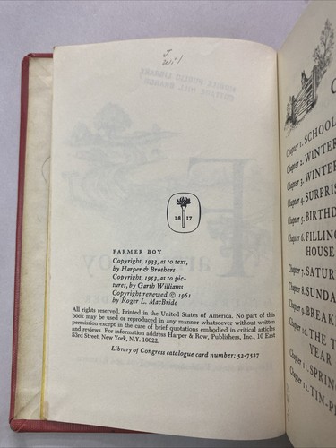 Lara Ingalls Wilder - Farmer Boy - Picture 4 of 5
