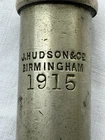 VINTAGE 1915 WW1 BRITISH MILITARY TRENCH WHISTLE J. HUDSON & Co BIRMINGHAM