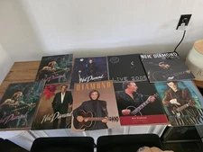 HUGE LOT OF NEIL DIAMOND TOUR PROGRAMS, Newsletters And Pictures. 1989-2012