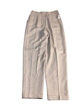 Vintage Talbots 100 Lambswool Houndstooth Trousers Size 10 New Light Academia