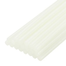 30pcs Mini Hot Glue Gun Sticks 4" x 0.28" for Glue Gun, Glitter White 0.34 per stick