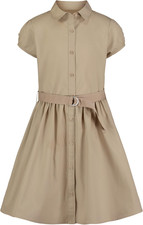 Girls' School Uniform Short Sleeve Shirtdress