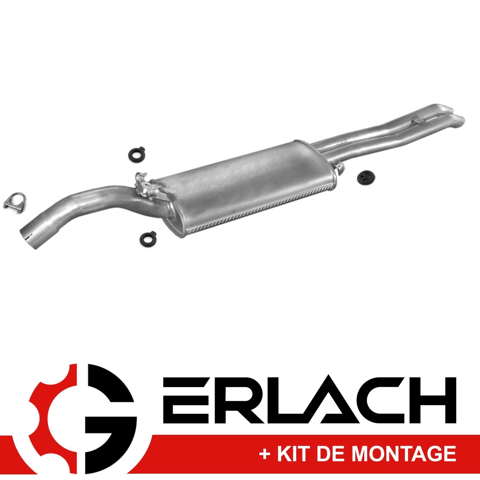 Silencieux arrière Seat Toledo I 1.9 TDi 726 pot d'échappement de remplacement pour berline