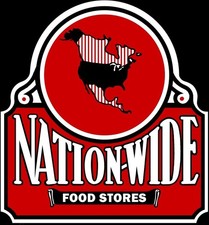 IGN Nation Wide Food Stores NEW Metal Sign: 18" Tall Diecut Steel XL Size