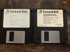Packard Bell Restore & Recovery Disk Version 2.7W 3.5" Floppy Disk + Update Disc