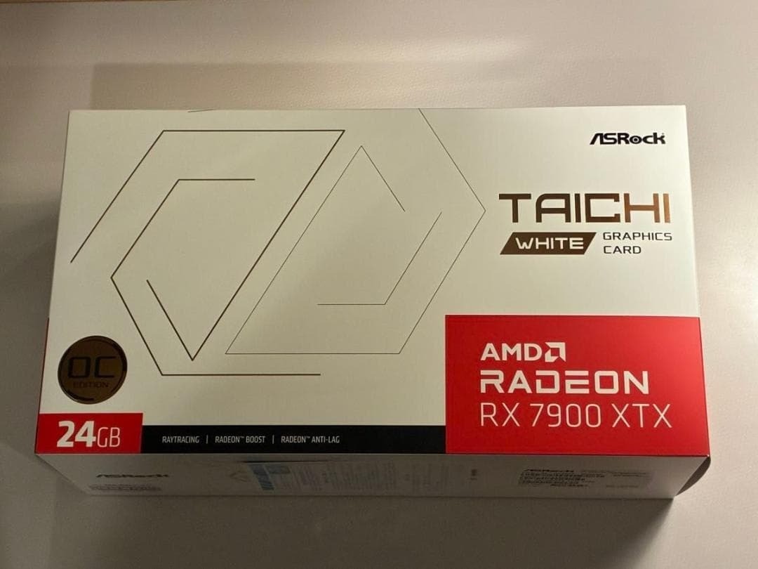 ジャンク品] Taichi 7900xtx ホワイト Radeon RX 7900 XTX搭載