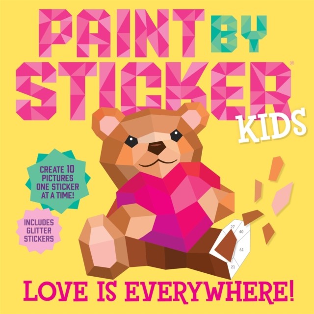 Workman Children's Paint By Sticker Kids: Love Is Everywhere!: Create 10 Pictures One Sticker At A Time! Includes Glitter Stickers - Image 5