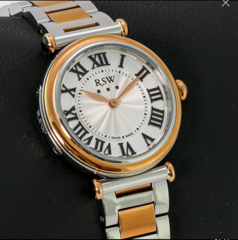 RSW • Reloj Suizo • Acero Inoxidable • PVD Oro Rosa • Cuarzo 33mm • 5ATM RSWL102 Foto 4 de 4