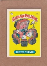 1985 TOPPS GARBAGE PAIL KIDS TEE VEE STEVIE #10A MATTE NMMT *A38240