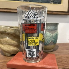 Vintage Hazel Atlas Cocktail Shaker Mid-Century Paris Moulin Rouge w/Recipes