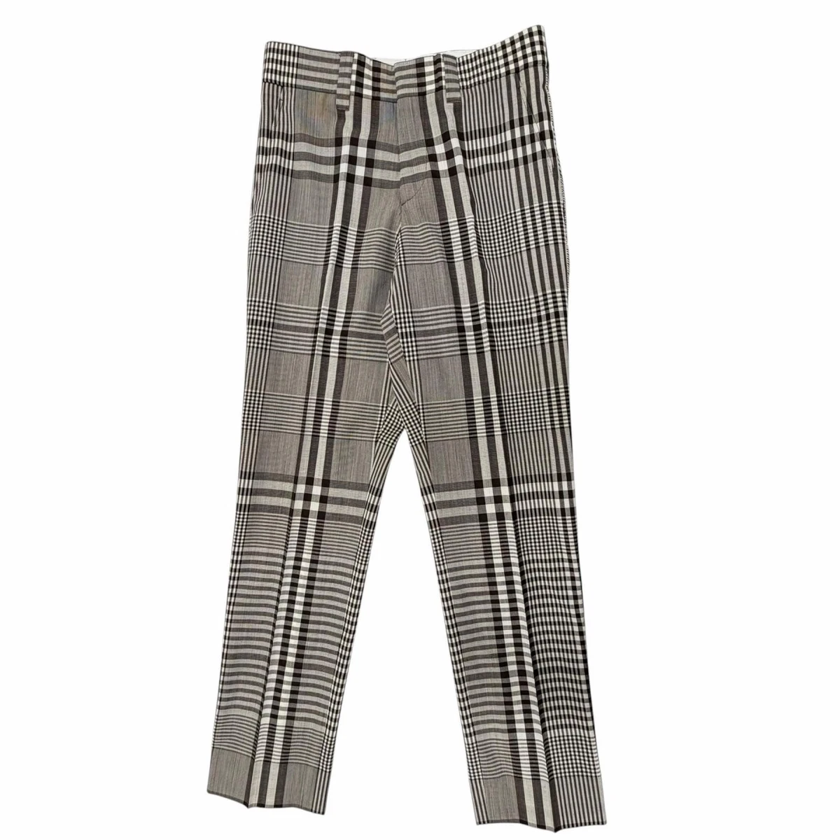 パンツ BURBERRY バーバリー コットン センタープレス サイドライン
