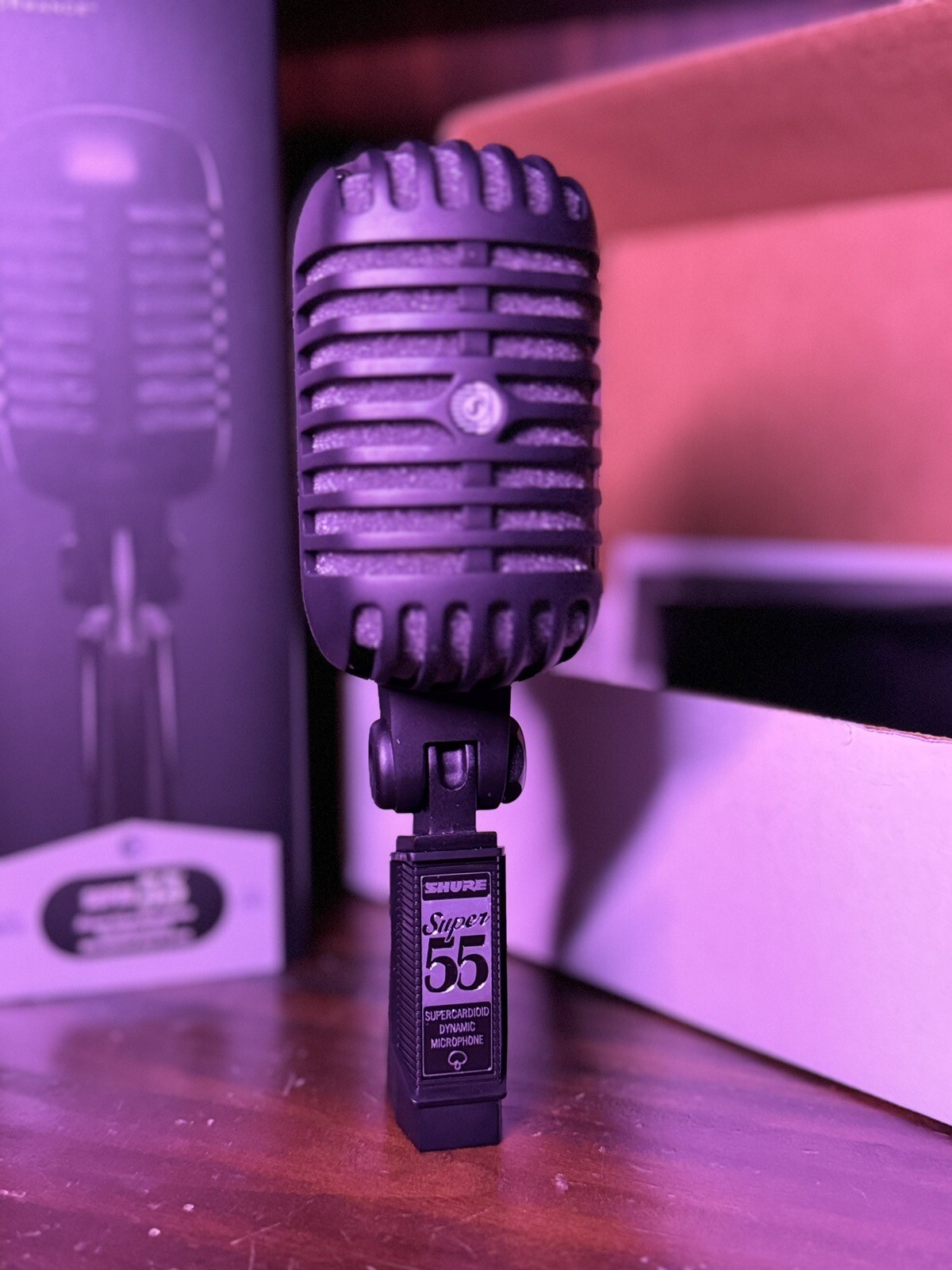 Shure SUPER 55BLK Deluxe Vocal Microphone LIMITED EDITION Pitch Black