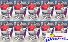 (10) 2021 Panini Mosaic BASEBALL EXCLUSIVE Sealed HANGER Box-Orange Parallels