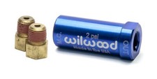 Wilwood 260-13783 Aluminum Residual Pressure Valve 2lb Inline Blue With Fittings