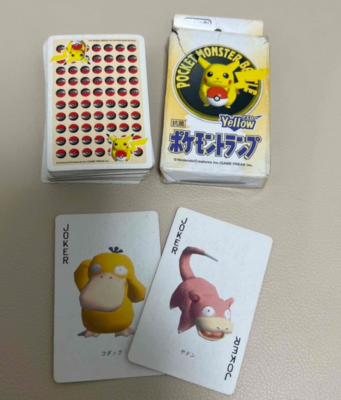 Nintendo Pokemon Playing Cards Yellow 3d 1998 Released for sale