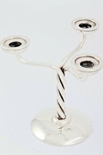 Kerzenleuchter Silber 835 Antik Emil Herrmann 3-armig 415,1gr. 944