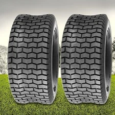 Two New 18X6.50-8 Tractor D265 Turf Riding Lawn Mower Garden Tractor Tires