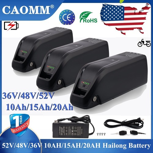 52V 48V 36V Hailong Battery for 200W1500W ebike Electric Bicycles Hub