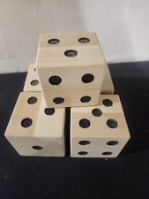 Giant Wooden Lawn Dice