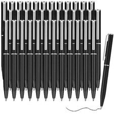 36 Pcs Small Ballpoint Pen Mini Pens Bulk 4 Inch Short Small Pens Tiny Black