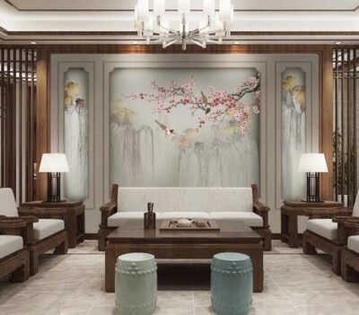 3D Branch Magpie ZHUA2916 Wallpaper Wall Murals Removable Self-adhesive Ann 24