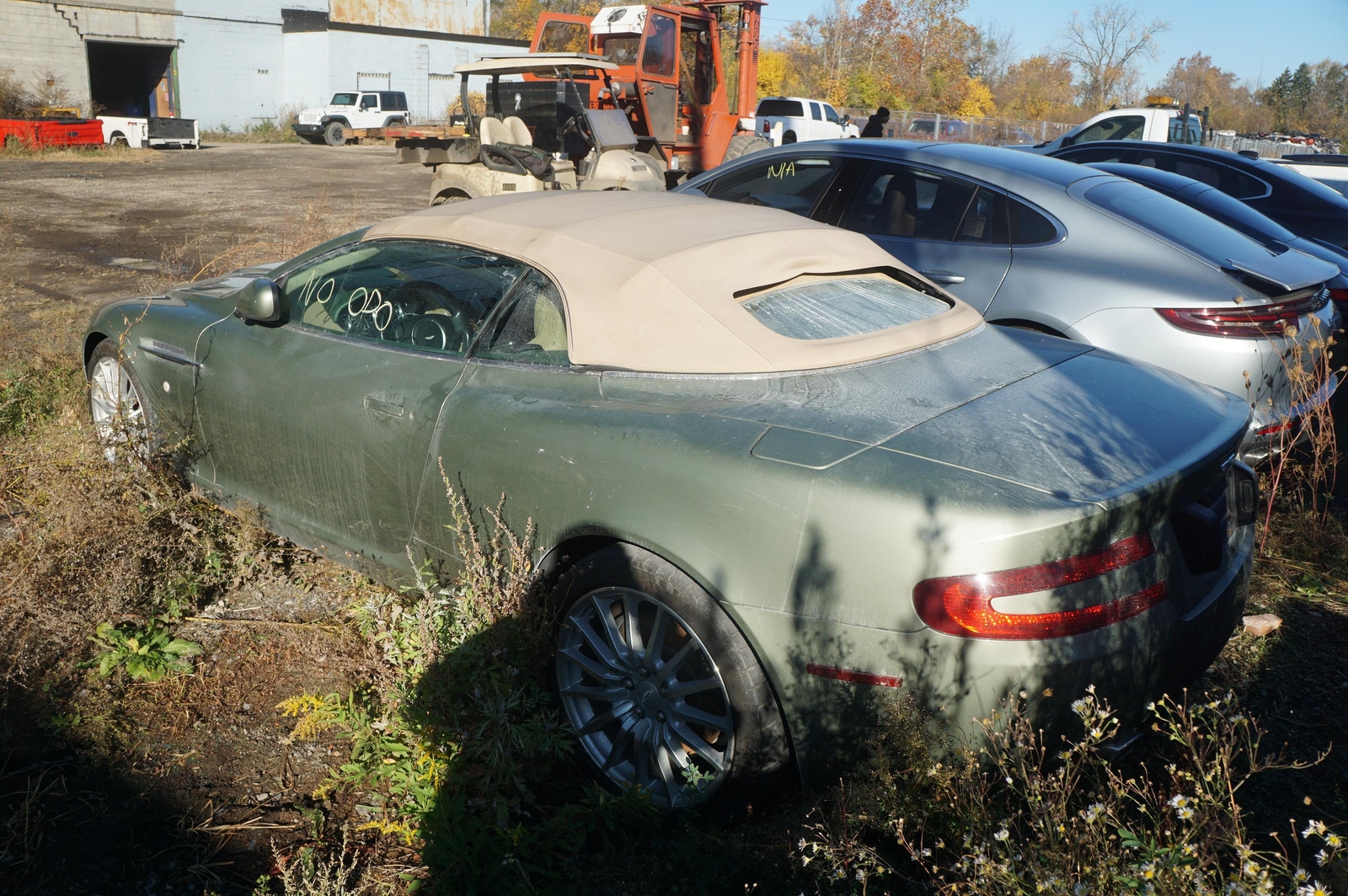 Rear Left Quarter Panel Structural Metal Body Cut OEM Aston Martin DB9 2004-16