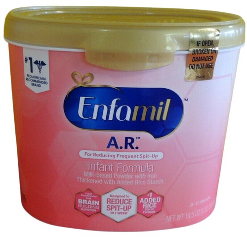 Enfamil エンファミル 粉ミルク12缶 A.R.™、乳児向け配合、鉄分入り 