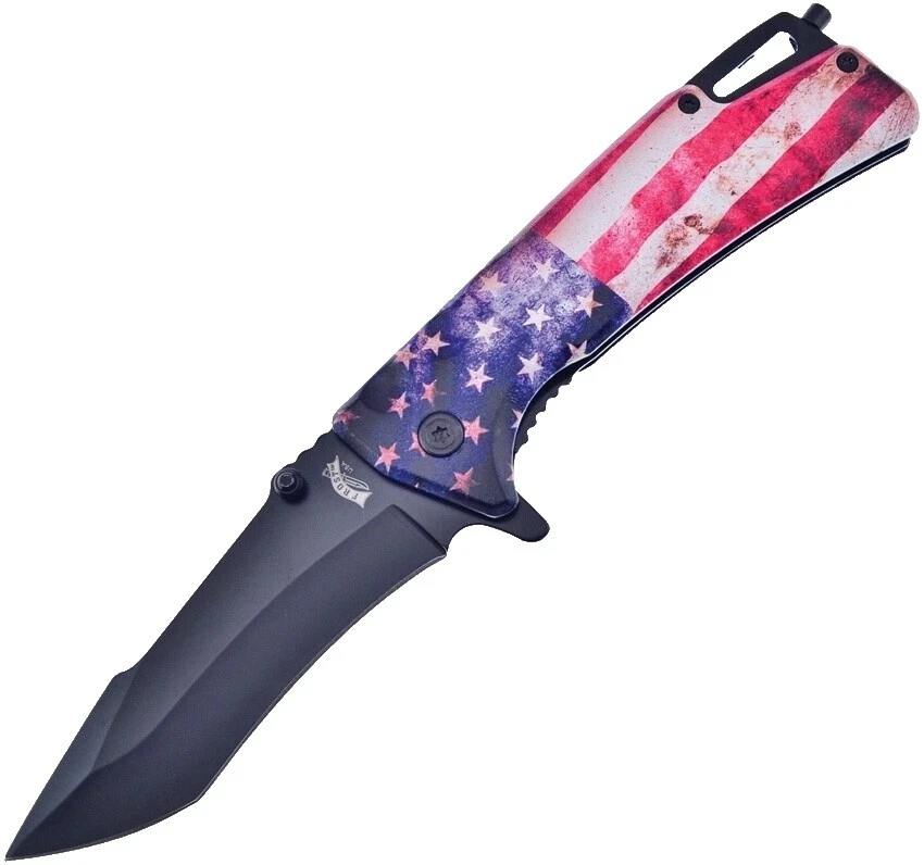 Clip Point Multi Collectible Folding Knives Aluminum Handle