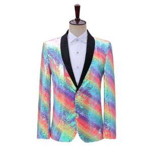 multi coloured sequin jacket