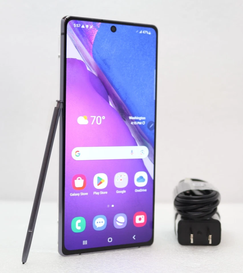 Samsung Galaxy NOTE 20 N981U 128GB 5G FACTORY UNLOCKED Smartphone OPEN BOX US - Image 4 of 4