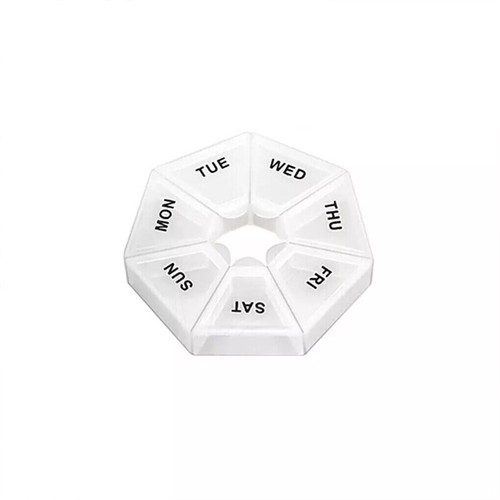 Travel Pill Case Pocket Pharmacy Portable Small Organizer Weekly Medicine Box - Picture 17 of 17